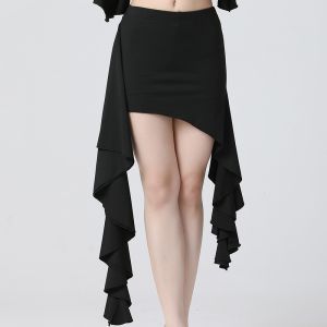 Qsuccua Latin Belly Dance Arm Scarf Versatile Hip Wrap Skirt
