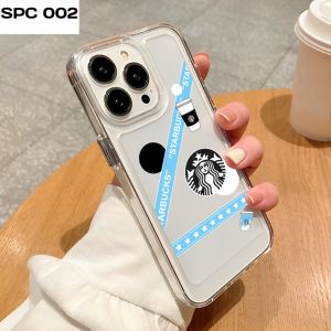 FOR IPHONE 6 PLUS 6S PLUS 7 PLUS 8 PLUS AIRBAG MOTIF STARBUCKS - BDC