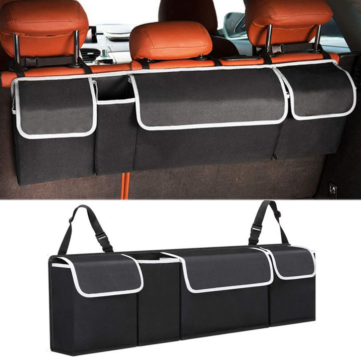 Car Trunk Storage Bag Car Rear Trunk Organizer Car Back Seat Hanging ...