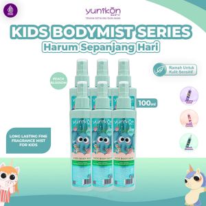 [PAKET 6PCS] YUNIKON Kids Body Mist 100ml - Parfum Anak