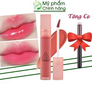 Son Kem 3CE Cloud Lip Tint 4g Siêu Lì Mềm Mịn Như Mây Live A Little Pinkalicious Blossom Day Immanence Needful Macaron Red
