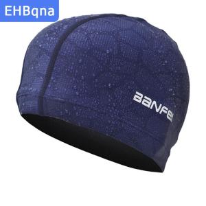 [COD] EHBqna SPORTS หมวกว่ายน้ำไนลอนยืดหยุ่นสูงทนทานหมวกว่ายน้ำผู้ใหญ่สำหรับฤดูร้อน