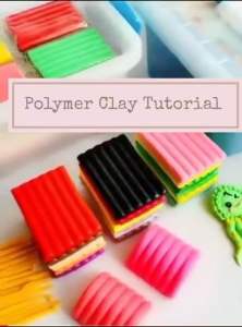 [READY STOCK] Kids Clay High Quality Oven Bake Polymer Clay Solid Colour软陶土