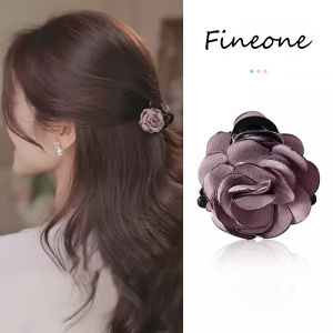 4cm hoa nhỏ Kẹp tóc càng cua kẹp tóc cho phụ nữ Hoa Thanh Lịch hình dạng Phụ kiện tóc đồ đội đầu