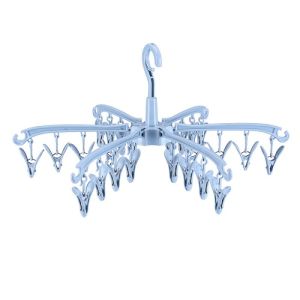 Smartchoice Hanger Clips 24 in 1/ Gantungan Jepit Jemur Kaos Kaki CD Bra Jemuran 24 Jepitan