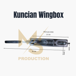 Kuncian Wing Box Tipe Standart / Handle Samping Truk Box / Kunci Pengait Wing Box