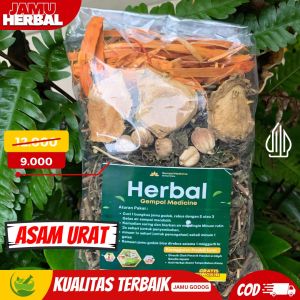 (COD) JAMU HERBAL ASAM URAT PALING MANJUR AMPUH / JAMU GODOKAN