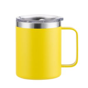 LINSBAYWU 12oz/14oz Insulated Water Bottle Stainless Steel Double-layer Mini Vacuum Cup Fashion Simple Coffee Mug Tea