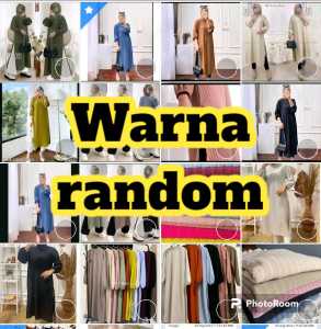 by BALQIS clothing LONG TUNIK KNIT HORNET PREMIUM TEBAL LENGAN KARET ATASAN WANITA