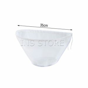 INS ถุงตาข่ายกรองนมถั่วเหลือง ชา กาแฟ  ถุงกรองไนล่อน เกรดอาหาร นํากลับมาใช้ใหม่ได้  Food strainer