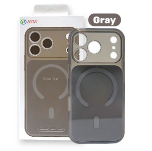 Silicone Candy Acrylic Wireless Charge Magnetic Case for iPhone 17 air 11 13 14 15 16 pro max