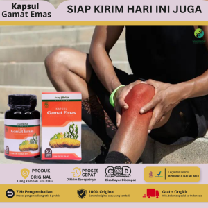 Obat Nyeri Lutut Saat di Tekuk Obat Lutut Kopong Obat Lutut Bengkak Kaku Obat Pengapuran Tulang Lutut dan Sakit Sendi - Kapsul Gamat Emas