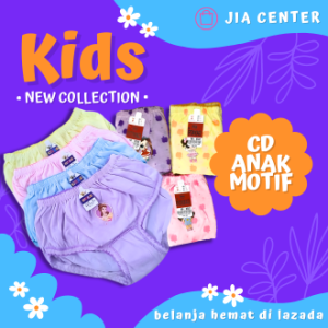 6PCS Celana Dalam / CD Anak Perempuan Motif/Karakter