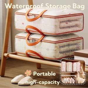 Waterproof Storage Bag Clothes Moisture-proo Organizer BagTravel Sundries pillow Bag With Zipper