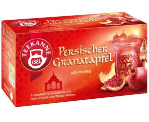 Made.in.Germany🩷- 🍑🍷Trà Trái Cây Lựu Ba Tư & Đào TEEKANNE 1882 Persischer Granatapfel (20 bags)