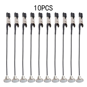 10pcs 12.5cm Magnet Alligator Clips Set Premium Alloy Office Supplies for Documents Photos Events