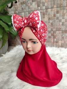 Jilbab Anak Pita Daisha Bahan Jersey Hijab Bayi Kerudung Balita Jilbab Anak TK Kerudung Anak PAUD