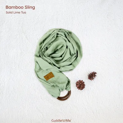 CuddleMe Bamboo Ring Sling - Gendongan Kain Jarik Panjang Solid Edition