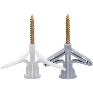 Expansion Plug Screws Expansion Nails Plastic Expansion Plug Bolt Threaded Bolts Easy to Install