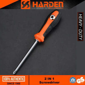 Harden 550391 2 IN 1 Screwdriver (PROFESSIONAL) Multi Screw Driver Chrome Vanadium Hand Tool 2 IN 1 Screwdriver Bit Set