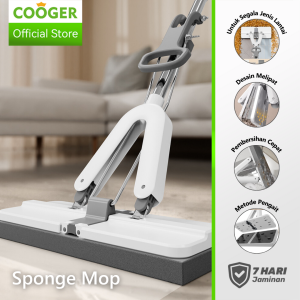 COOGER Alat Pel Lantai Busa Sponge Mop Bahan Collodion Jumbo Menyerap Air Lebih Maksimal Pel Spons Alat Pel Spons Jumbo