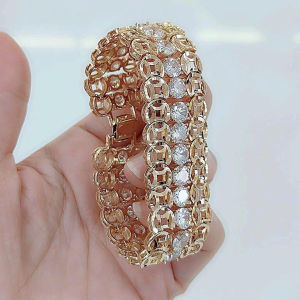 Lắc tay kim tiền đồng đỏ không xi màu miền tây