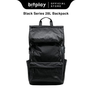 Bitplay Black Series 28L Backpack – Secure Versatile Expandable & Travel-Ready with Quick-Access Anti-Theft Features