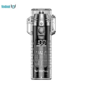 Portable Flashlight W/ Power Display 3 Modes USB Rechargeable Bright Torch Small Powerful Handheld Flash Light for Outdoor Emergency Camping Hiking [Vodool Official Center]