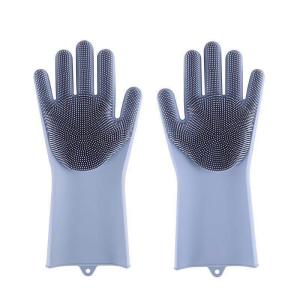 Pet Bath Gloves Silicone Gloves Anti-scratch Anti-bite Comfortable Massage Bath Artifact Pet Product