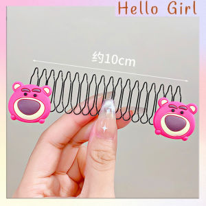 Sirkam Rambut Anak Lucu Karakter Kartun Sisir Rambut Poni Tarik Pull Comb Hair Hoop Korea Fashion Aksesoris Rambut Hello Girl AR01
