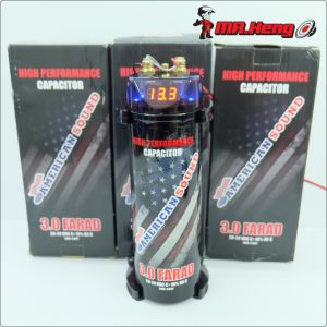 ขาย คาปา American sound สำรองไฟ 3.0 F วัดโวลในตัว ขั่วทอง ไฟกระพริบๆของใหม่