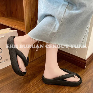 Sandal Korean Import Jelly Sandal Rumah Karet Soft Slipper/ Soft Slippers Antislip WANITA MODEL JAPIT kekinian