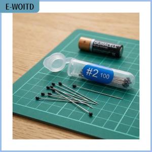 【E-WOITD】 100pcs Stainless Steel Insect Pins Laboratory Specimen Mount Pins for Science Education School Collection