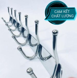 Móc treo quần áo đóng tường inox 304 cao cấp
