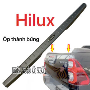Ốp Thành Bửng Hilux 2019 2020 2021 2022 2023 2024 2025 - Ốp Bảo Vệ Thành Cốp Sau Toyota Hilux