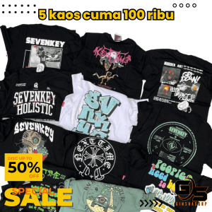 Kaos Distro Dewasa 100 Ribu Dapat 5 Pcs