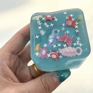 HORAC Squishy Ocean Blocks Squishy Toy Transparent Super Soft Sensory Toy Squeeze Toy Slow Rising Fidget Toy Kids Gifts
