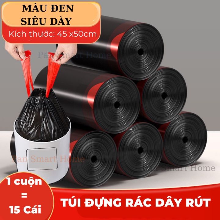 Túi đựng rác rút dây tự hủy sinh học, túi đựng rác thông minh tiện lợi ...