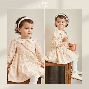 Rabbit pink dress | Dress anak perempuan