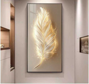 HIMALAYA35*50cm Bedroom Dining Room Living Room Office Hotel UNIQUE LEAF Paintings DESIGN