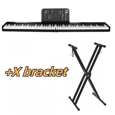 LATEST UPGRADE WEIGHTED ACTION UK PRO RECHARGEABLE & BLUETOOTH 88 KEYS FOLDABLE TRAVELER PIANO MIDI folding 88 key portable beginners electronic piano Bluetooth Digital Pianos