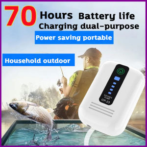 70H/40H Aquarium water pump Fish Air Pump USB Rechargeable Outdoor Portable Oxygen Pump Ultra Silent Fish Tank Fishing
