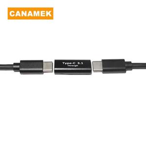 【CANAMEK】 USB C Female To Female Adapter USB C 3.1 Coupler For Connecting Two Type C Cable For Phone Tablet And Extension Connector