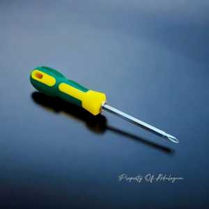 HJ01 Obeng Bolak Balik 4" Plus Minus Gagang Karet Magnet