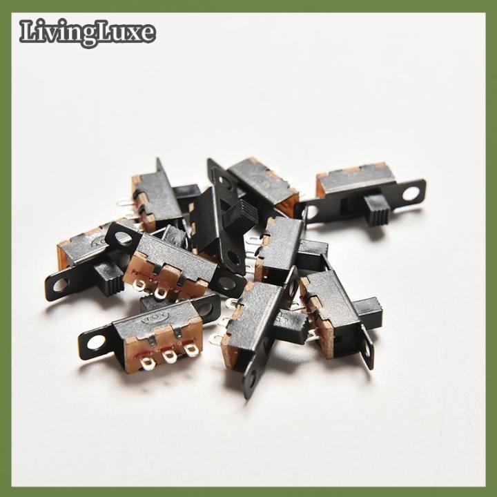 LivingLuxe 20Pcs 3 Solder Lug Pin 2 Position ON/ON SPDT Panel Mini ...
