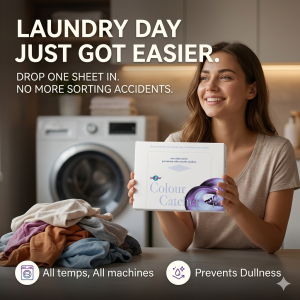 Lamoxias® Colour Catcher Loose Dye Absorption Dirt Absorption Laundry Sheets 11cm x 28cm [bundle of 3]
