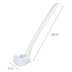 YESPERY แปรงแปรงห้องน้ำด้ามยาวโค้งงอสร้างสรรค์ทำจากทำความสะอาดห้องน้ำมีมุมไม่ตายขนนุ่มแปรงห้องน้ำอุปกรณ์ในห้องน้ำ