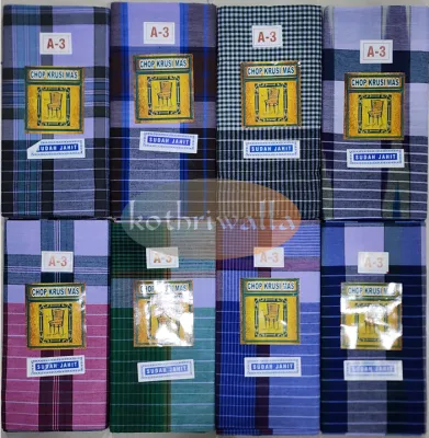 Kain Pelikat India Good Quality Benang 2000 Chop Kerusi Chop Hi-Style Cotton