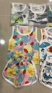 ชุดเสื้อกล้ามเด็ก ชุดเด็ก ชูดแขนกุดเด็ก พร้อมส่งจากไทย