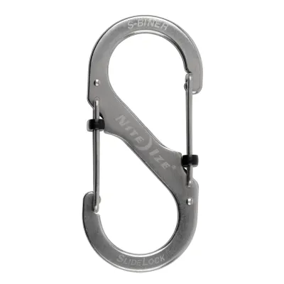 [Free Gift CamelBak Collab] Nite Ize S-Biner Slidelock Stainless Steel Carabiner Size 4